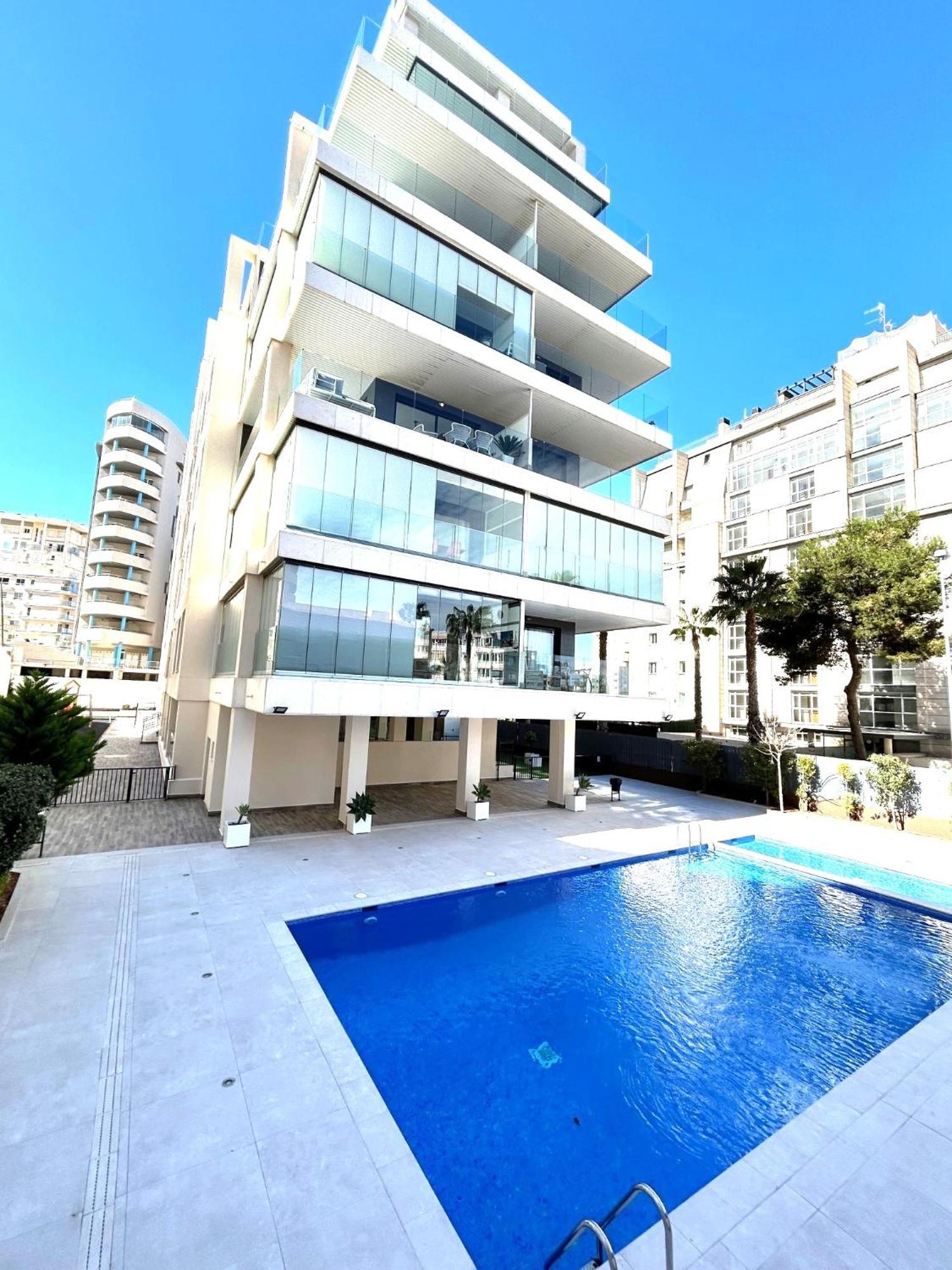 Calpe Beach II - Sea & Pool View Apartment Bagian luar foto